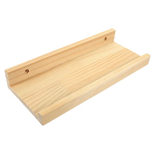 TIDTALEO Schwebendes Regal aus Holz – 30X12X4.3Cm Wandregal für Kleinigkeiten Design Vielseitig Einsetzbar Geeignet für Wohnzimmer Küche Badezimmer von TIDTALEO