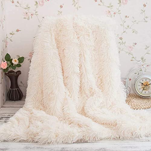 TIDWIACE Weiß Kuscheldecke Flauschig 200 x 230 cm, Super Warme Decke, Hochwertige Wohndecke, Weich & Komfort Decke, Sofadecke,Fleecedecke,Tagesdecke für Bett Sofa Schlafzimmer von TIDWIACE