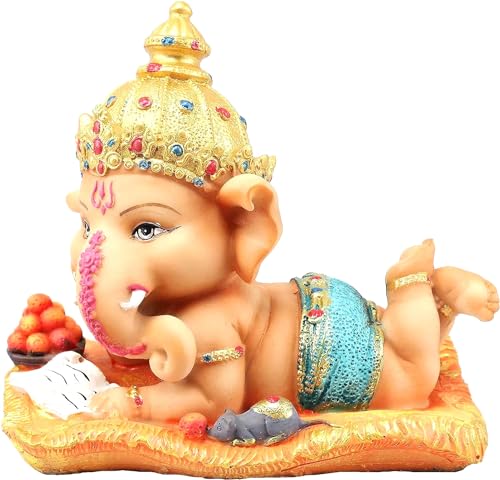 Tied Ribbons Ganesh Idol for Home décor Decorative Ganesha Statue for Decoration (16 cm X 12.9 cm) - Decorations for House and Gifts von TIED RIBBONS