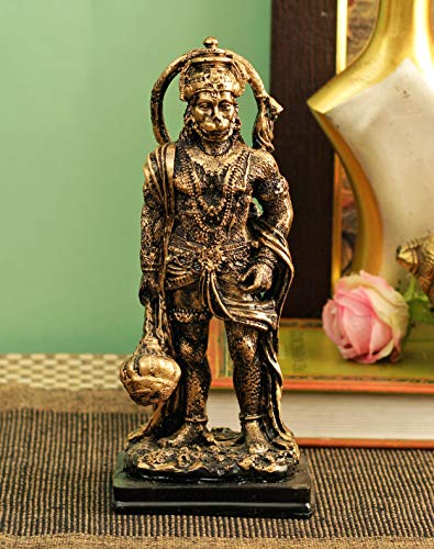 TIED RIBBONS Lord Hanuman Statue Figur Showpiece für Zuhause Wohnzimmer Schlafzimmer Dekoration (22 cm x 9,2 cm) von TIED RIBBONS