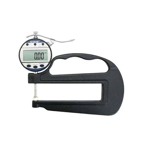 0,01 mm 0-10/25 Digitales Dickenmessgerät Lederfilmdickenmessung(0-25mm flat head) von TIEOAXFT