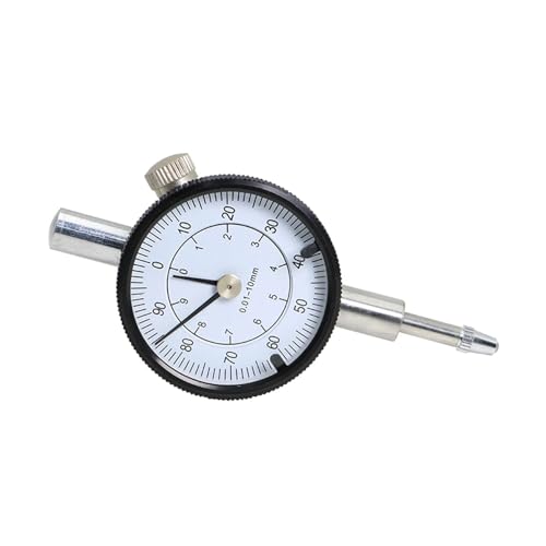 0,01 mm Hochpräzises Mini-metrisches Zifferblatt IV-Anzeige-Messuhr-Messwerkzeug 0-10 5304-10(No lug) von TIEOAXFT