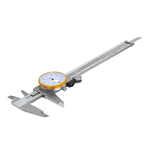 Doppelt stoßfester Messschieber mit Messuhr, Präzisions-Messschieber, Mikrometer(0-300mm 0.02mm) von TIEOAXFT