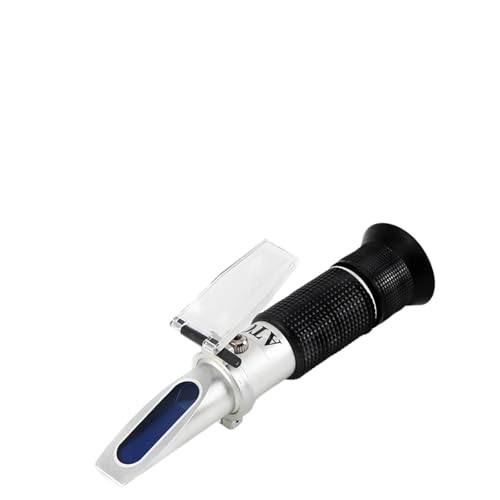 Hand-Alkohol-Refraktometer, Alkohol-Tester for 0–80% Alkoholgehalt, Weinkonzentrationstester, tragbares Alkoholometer mit ATC Hand-Alkohol-Refraktometer, Alkohol-Tester for 0–80% Alkoholgehalt, Weinkonzentrationstester, tragbares Alkoholometer mit ATC von TIEOAXFT