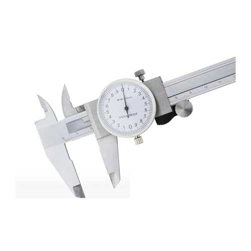 Messschieber Professioneller Pachymeter Zimmereiwerkzeuge Messwerkzeug Mikrometer Lineal Edelstahl Pachometer(Box Metal Caliper 3) von TIEOAXFT