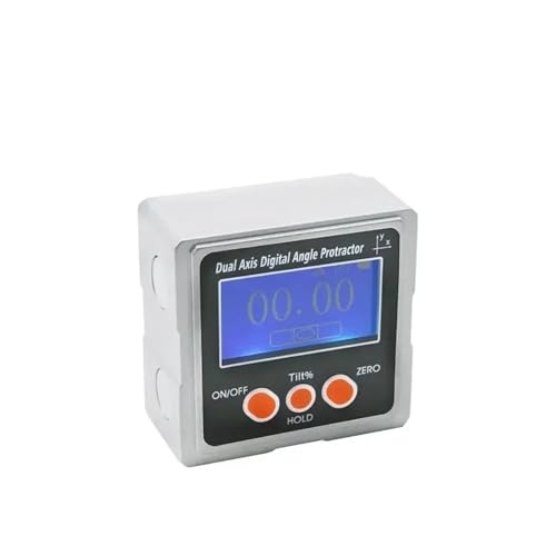 Metall Dual Achse Digital Winkel Gauge Mit 3-seiten Magneten Elektronische Protracor Hintergrundbeleuchtung Neigungsmesser Werkzeuge(XY three-sided) von TIEOAXFT
