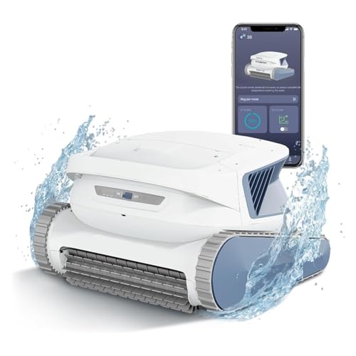 TIEOAXFT 3S Akku-Poolsaugerroboter for eingebaute Pools, 4 Reinigungsmodi, App-Steuerung, 300 Min. ECO-Modus, Doppel-Kreiselpumpen TIEOAXFT 3S Akku-Poolsaugerroboter for eingebaute Pools, 4 Reinigungsmodi, App-Steuerung, 300 Min. ECO-Modus, Doppel-Kreiselpumpen von TIEOAXFT
