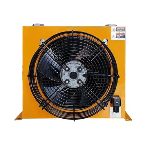 TIEOAXFT AH1012T-CA Hydraulischer Luftkühler 24 V/12 V/220 V/380 V LKW-montierter Kran Modifizierter Kraftstofftank-Kühler Luftgekühlter Ölkühler(12V) von TIEOAXFT