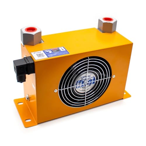 TIEOAXFT AJ0608T-CA Hydraulischer Luftkühler Luftgekühlter Ölkühler DC24V DC12V DC48V AC220/V AC110/V AC380V(AC 110/V) von TIEOAXFT