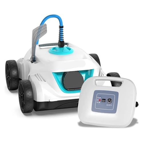TIEOAXFT Automatischer Poolreiniger, Roboter-Poolsauger for oberirdische Pools mit 10 m langem, schwenkbarem Schwimmkabel – Orca 800 Mate, Weiß TIEOAXFT Automatischer Poolreiniger, Roboter-Poolsauger for oberirdische Pools mit 10 m langem, schwenkbarem Schwimmkabel – Orca 800 Mate, Weiß von TIEOAXFT