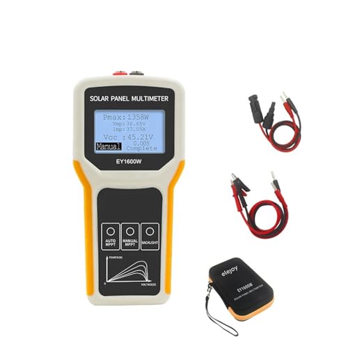 TIEOAXFT ELEJOY EY1600W LCD-Display MPPT Solarpanel-Multimeter Solarpanel-Tester Smart Stromtester Spannungstester Digitales PV-Meter TIEOAXFT ELEJOY EY1600W LCD-Display MPPT Solarpanel-Multimeter Solarpanel-Tester Smart Stromtester Spannungstester Digitales PV-Meter von TIEOAXFT