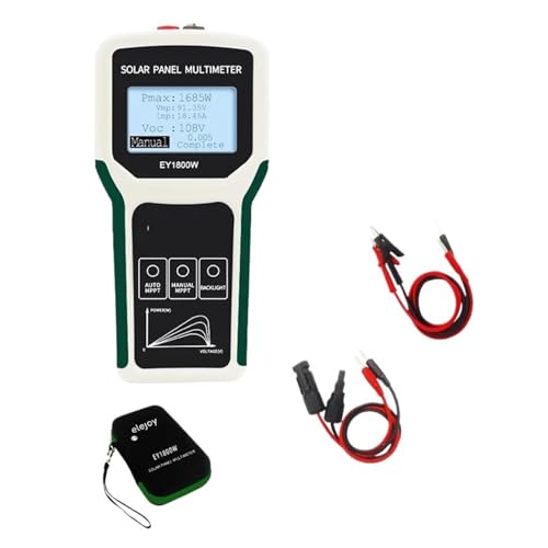 TIEOAXFT EY1800W/EY1600W/EY800W/EL400B Solarpanel-Tester Photovoltaik-Panel-Multimeter Automatische/manuelle MPPT-Erkennung Spannungswerkzeug Voltmeter(1800W) von TIEOAXFT