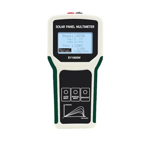 TIEOAXFT EY1800W LCD MPPT Solarpanel-Multimeter Solarpanel-Tester Smart Stromtester Spannungstester Digital Power PV Meter VOC TIEOAXFT EY1800W LCD MPPT Solarpanel-Multimeter Solarpanel-Tester Smart Stromtester Spannungstester Digital Power PV Meter VOC von TIEOAXFT