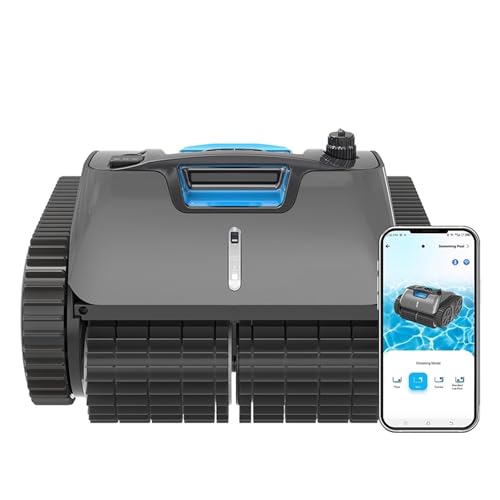 TIEOAXFT Poolreiniger for Schwimmbäder Roboter C1PRO Wash Wand Wasserlinie Boden Max. 150㎡ Kabelloser Roboter-Poolreiniger 65W 4600mAh TIEOAXFT Poolreiniger for Schwimmbäder Roboter C1PRO Wash Wand Wasserlinie Boden Max. 150㎡ Kabelloser Roboter-Poolreiniger 65W 4600mAh von TIEOAXFT