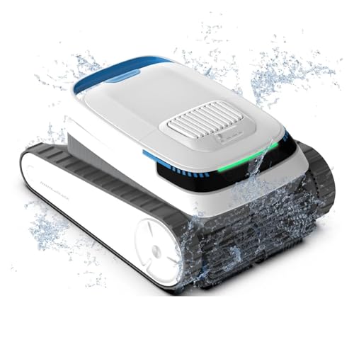 TIEOAXFT Poolsauger for Einbaupools, Poolreinigungsroboter mit intelligenter Navigation, Wandkletter-Poolreiniger, 120 Minuten Laufzeit TIEOAXFT Poolsauger for Einbaupools, Poolreinigungsroboter mit intelligenter Navigation, Wandkletter-Poolreiniger, 120 Minuten Laufzeit von TIEOAXFT