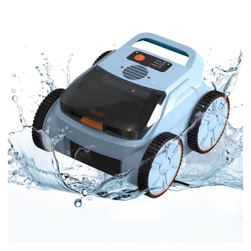TIEOAXFT Poolsauger mit bis zu 180 Minuten Laufzeit, oberirdischer Poolreiniger-Roboter for eingebaute Pools bis zu 185 m² TIEOAXFT Poolsauger mit bis zu 180 Minuten Laufzeit, oberirdischer Poolreiniger-Roboter for eingebaute Pools bis zu 185 m² von TIEOAXFT