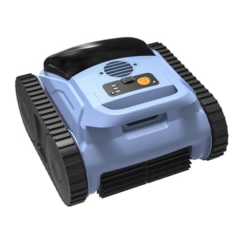 TIEOAXFT Roboter-Poolreiniger for eingebaute Pools und oberirdische Poolsauger, 200 m² große Abdeckung, intelligente Navigation, reinigt Boden und Wasserlinie von TIEOAXFT