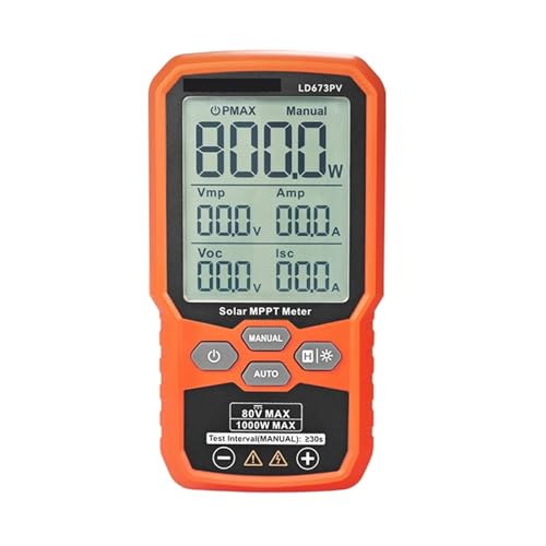 TIEOAXFT Solar MPPT Meter Photovoltaik Solar Tracker Multimeter Vmp Amp Voc Lsc PV Maximale Leistung Photovoltaik Panel Tester TIEOAXFT Solar MPPT Meter Photovoltaik Solar Tracker Multimeter Vmp Amp Voc Lsc PV Maximale Leistung Photovoltaik Panel Tester von TIEOAXFT