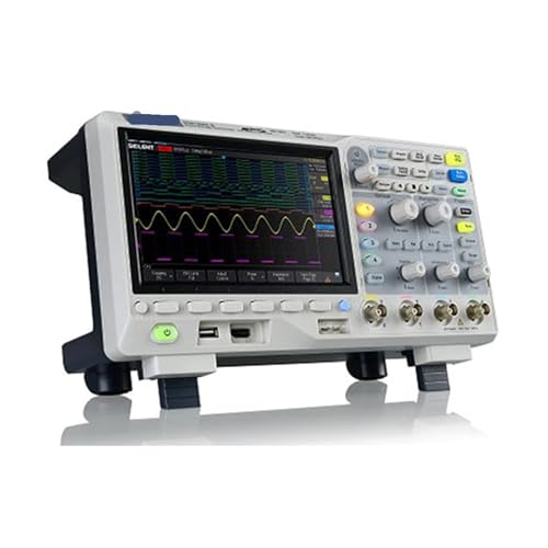 TIEOAXFT Technologies SDS1104X-E 100 MHz Digitales Oszilloskop, 4 Kanäle, Standard-Decoder, grau TIEOAXFT Technologies SDS1104X-E 100 MHz Digitales Oszilloskop, 4 Kanäle, Standard-Decoder, grau von TIEOAXFT