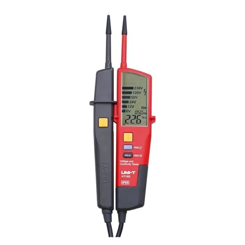 TIEOAXFT UT15C UT18C UT18D Spannungsanzeige Digitalvoltmeter Voltsonde Spannungsmesser Tester Phasenfolge Kontinuitätsmultimeter(UT18D) von TIEOAXFT