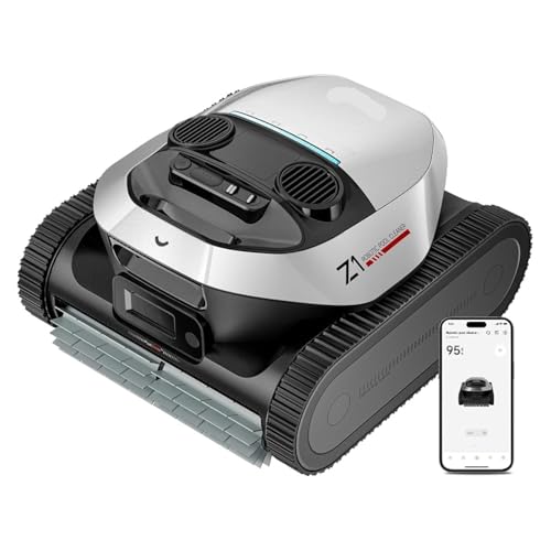 TIEOAXFT Z1 Akku-Poolroboter, 8000 GPH Saugleistung, Boden-, Wand- und Wasserlinienreinigung, automatischer Poolsauger von TIEOAXFT