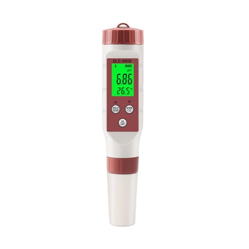 TIEOAXFT für Trinkwasser, Aquarien und mehr BLE-C600 Bluetooth-kompatibel Wasser Qualität Stift 7 In 1 PH EC TDS ORP SALZ SG TEM/P Meter APP Intelligente Steuerung Tester TIEOAXFT für Trinkwasser, Aquarien und mehr BLE-C600 Bluetooth-kompatibel Wasser Qualität Stift 7 In 1 PH EC TDS ORP SALZ SG TEM/P Meter APP Intelligente Steuerung Tester von TIEOAXFT