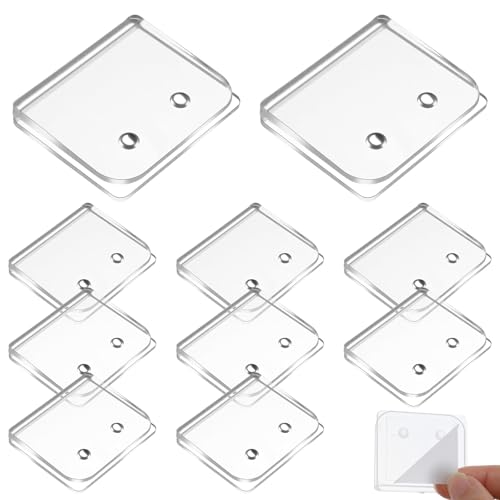 TIESOME 10 Stück Ohne Bohren Stop Duschvorhang Clips, Selbstklebende Vorhang Klammer Transparente Winddichte Vorhang Clip Spritzschutz Wand für Dusche Hängend Camper Badezimmer Home von TIESOME