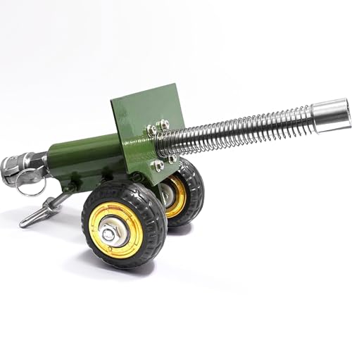 TIETHEKNOT Mini Kanone Modell aus Edelstahl mit Rückstoßmechanismus, perfekt für Outdoor-Spiele und Sammlergeschenk (Grün) von TIETHEKNOT