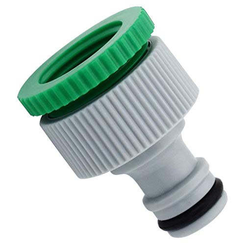 TIFLER Hahnanschluss 3/4" mit 1/2" Adapter Gartenschlauch Anschluss Hahnstück von TIFLER