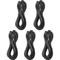 Tigrezy - 10 Stück 1 m 2-Pin-Verlängerungskabel IP67 wasserdicht für LED-Lampen Farb-RGB-LED-Spot Außenbeleuchtung Spot von TIGREZY