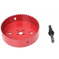 125-mm-Lochsäge mit Bohrer für Korkplatten, Kunststoffplatten, Gipskartonplatten, Trockenbaumaterialien, Holz, Metalle von TIGREZY