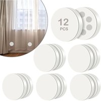 12er-Pack magnetische Duschvorhanggewichte, gummibeschichtet, Vorhang-Liner-Magnete, verhindern Spritzer, für Vorhänge, Flaggen und Tischdecken (6 von TIGREZY