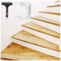 15 Stück rutschfeste Treppenaufkleber, 10 x 60 cm, PEVA-Anti-Rutsch-Treppenstreifen, Sicherheitsklebeband für Kinder, ältere Menschen, Babys, Tiere, 15 Stück rutschfeste Treppenaufkleber, 10 x 60 cm, PEVA-Anti-Rutsch-Treppenstreifen, Sicherheitsklebeband für Kinder, ältere Menschen, Babys, Tiere, von TIGREZY