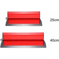 2 Stück Glättungsklinge 25 cm + 40 cm, Glättungsspachtelklinge, mühelose, verschleißfeste, effektive Glättklinge, wiederverwendbares 2 Stück Glättungsklinge 25 cm + 40 cm, Glättungsspachtelklinge, mühelose, verschleißfeste, effektive Glättklinge, wiederverwendbares von TIGREZY