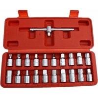 21 x Ölablassstopfen-Hauptgehäuse-Antriebsschlüssel mit 3/8-Steckschlüssel, Vierkant-Sechskant-Set - Tigrezy 21 x Ölablassstopfen-Hauptgehäuse-Antriebsschlüssel mit 3/8-Steckschlüssel, Vierkant-Sechskant-Set - Tigrezy von TIGREZY
