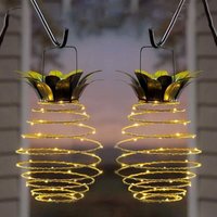 2er-Pack Solar-Hängelaternenlichter für den Außenbereich – 60 LEDs, wasserdichtes Solar-Ananaslicht für den Außenbereich, für Garten, Hof, Veranda, 2er-Pack Solar-Hängelaternenlichter für den Außenbereich – 60 LEDs, wasserdichtes Solar-Ananaslicht für den Außenbereich, für Garten, Hof, Veranda, von TIGREZY