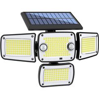 342 LED-Solarleuchten für den Außenbereich, 4 Köpfe mit Bewegungsmelder, IP65 wasserdichte Sicherheitsflutlichter mit Stromversorgung, 270° 342 LED-Solarleuchten für den Außenbereich, 4 Köpfe mit Bewegungsmelder, IP65 wasserdichte Sicherheitsflutlichter mit Stromversorgung, 270° von TIGREZY