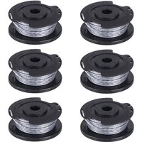 6 Pcs Trimmer Spool Linie Spool für Bosch Art 23 26 sl 4mX 1,65mm Trimmer Spool von TIGREZY