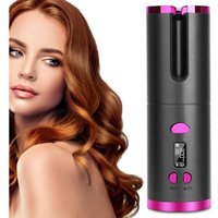 Automatischer Lockenstab – Kabelloser Lockenstab mit LCD-Display und einstellbarer Temperatureinstellung, per USB wiederaufladbarer professioneller Automatischer Lockenstab – Kabelloser Lockenstab mit LCD-Display und einstellbarer Temperatureinstellung, per USB wiederaufladbarer professioneller von TIGREZY