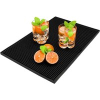 Barmatte, rutschfeste Matte, Abtropfgestell für Küche, Bar, Cocktail, geeignet für die Bar oder den Heimgebrauch, dient zum Sichern von Weingläsern, von TIGREZY