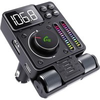 Bluetooth-Kfz-Adapter, FM-Transmitter, 30-W-PD-Unterstützung, Freisprechfunktion, 180° drehbar, Musiktuner mit Bass und Höhenregelung Bluetooth-Kfz-Adapter, FM-Transmitter, 30-W-PD-Unterstützung, Freisprechfunktion, 180° drehbar, Musiktuner mit Bass und Höhenregelung von TIGREZY