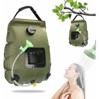 Tigrezy - Camping-Solar-Duschtasche, 20 l tragbare Solar-Duschtasche, faltbare Outdoor-Duschtasche mit abnehmbarem Duschkopf, 45 °c Tigrezy - Camping-Solar-Duschtasche, 20 l tragbare Solar-Duschtasche, faltbare Outdoor-Duschtasche mit abnehmbarem Duschkopf, 45 °c von TIGREZY