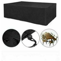 Gartenmöbelabdeckung Möbelabdeckung, Robustes 420D Oxford-Gewebe Schutzhülle für Gartenmöbel Wasserdicht Anti-UV Outdoor (200 x 140 x 70 cm), von TIGREZY