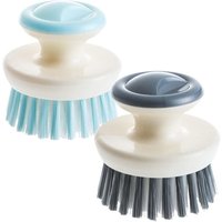 Geschirrbürste, Handflächenbürste mit ergonomischem Griff, Küchenbürsten zum Reinigen, Geschirrbürste mit steifen Borsten für Spüle, Töpfe, Pfannen Geschirrbürste, Handflächenbürste mit ergonomischem Griff, Küchenbürsten zum Reinigen, Geschirrbürste mit steifen Borsten für Spüle, Töpfe, Pfannen von TIGREZY