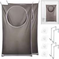 Hängender Wäschekorb, 2er-Pack, großes Fassungsvermögen, faltbarer Wäschekorb aus Oxford-Gewebe zur Wandmontage für den Badezimmerschrank im Wohnheim Hängender Wäschekorb, 2er-Pack, großes Fassungsvermögen, faltbarer Wäschekorb aus Oxford-Gewebe zur Wandmontage für den Badezimmerschrank im Wohnheim von TIGREZY