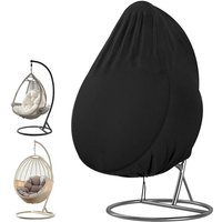 Hängesessel-Abdeckung, 210D Oxford-Gewebe, wasserdicht, mit Reißverschluss und Kordelzug, strapazierfähiger Schutz für Gartenmöbel, 190 x 115 cm Hängesessel-Abdeckung, 210D Oxford-Gewebe, wasserdicht, mit Reißverschluss und Kordelzug, strapazierfähiger Schutz für Gartenmöbel, 190 x 115 cm von TIGREZY