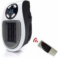 Tigrezy - Heizstrahler, 500 w, programmierbare Wandsteckdose mit einstellbarem Thermostat und einstellbarer LED-Anzeige von TIGREZY