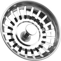 Küchenspüle-Stöpselsieb, Edelstahlsiebe, Spülbeckenstöpsel, Ersatz für Lebensmittel-/Haarfänger, Lochdurchmesser 78 mm von TIGREZY