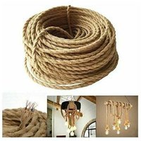 Tigrezy - LED-Beleuchtung, 10 m, elektrisches Drahtseil, 2 Adern, Vintage-Seil, Beleuchtungskabel, Leinen, kupferbeschichteter Draht, von TIGREZY