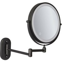 LED-Vergrößerung für 8-Zoll-Wandspiegel, usb wiederaufladbar mit 1X/7X, Schwarz - Tigrezy von TIGREZY